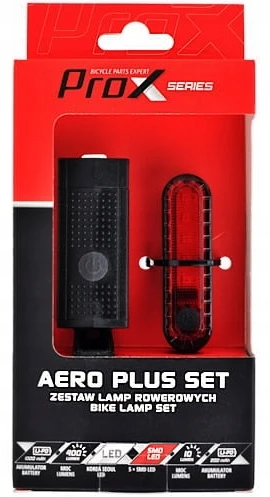 Apšvietimo komplektas ProX Aero Plus 400Lm + 5xLED 10Lm USB