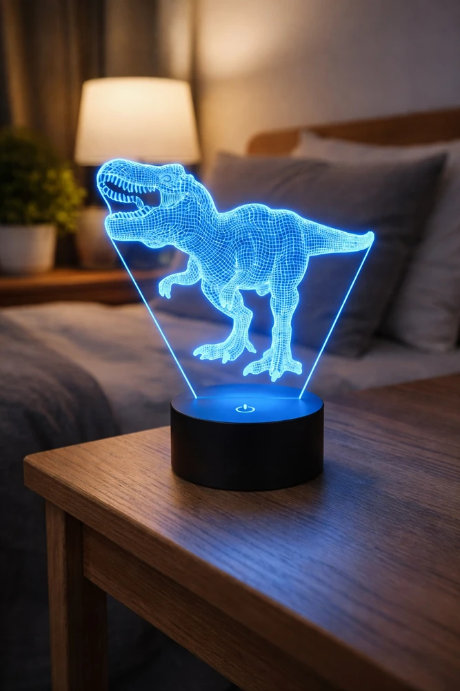 Aptel 3D Lempa Dinozauro formos