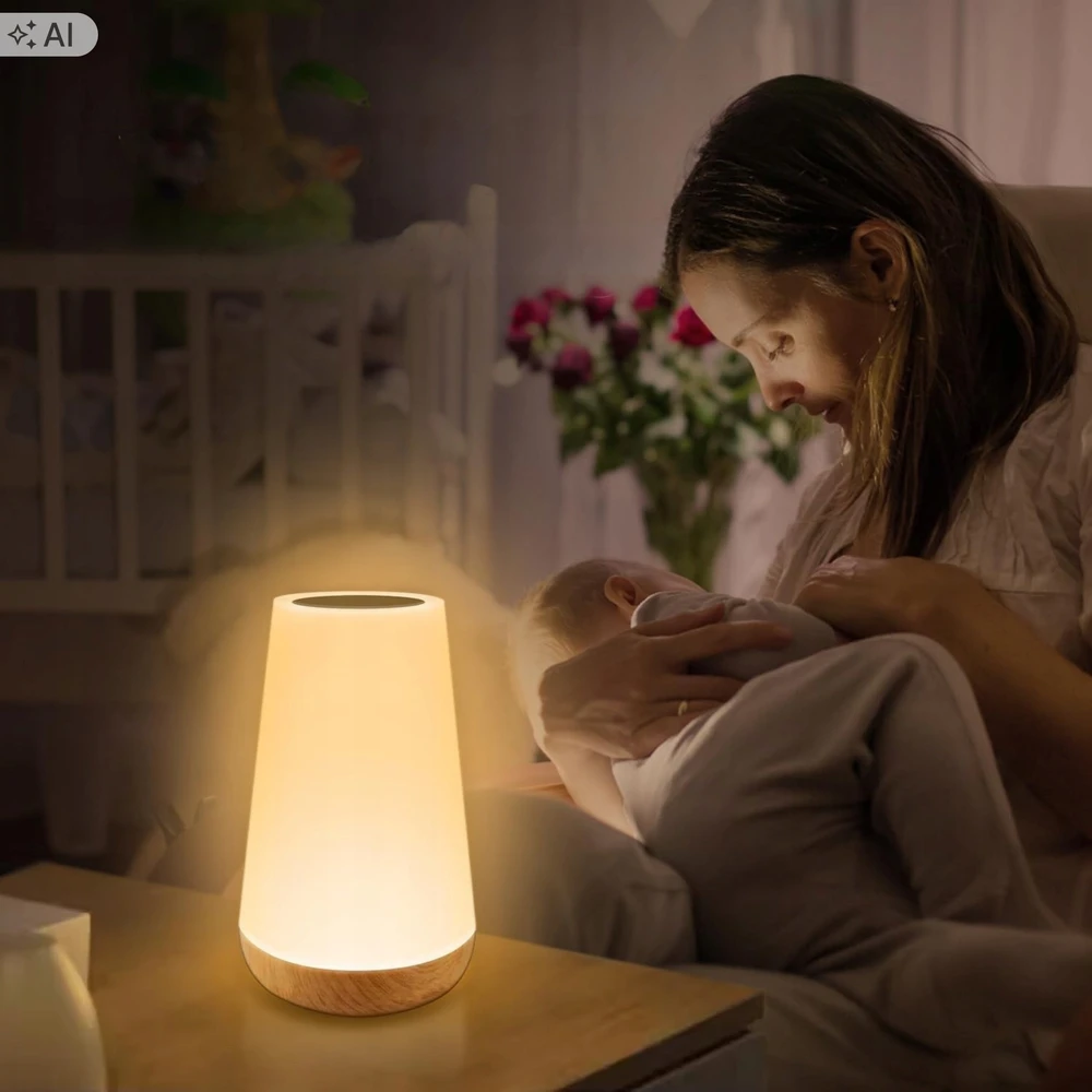 Pakabinamas šviestuvas Aptel LED naktinė lempa su pulteliu ir lietimui jautriu valdymu