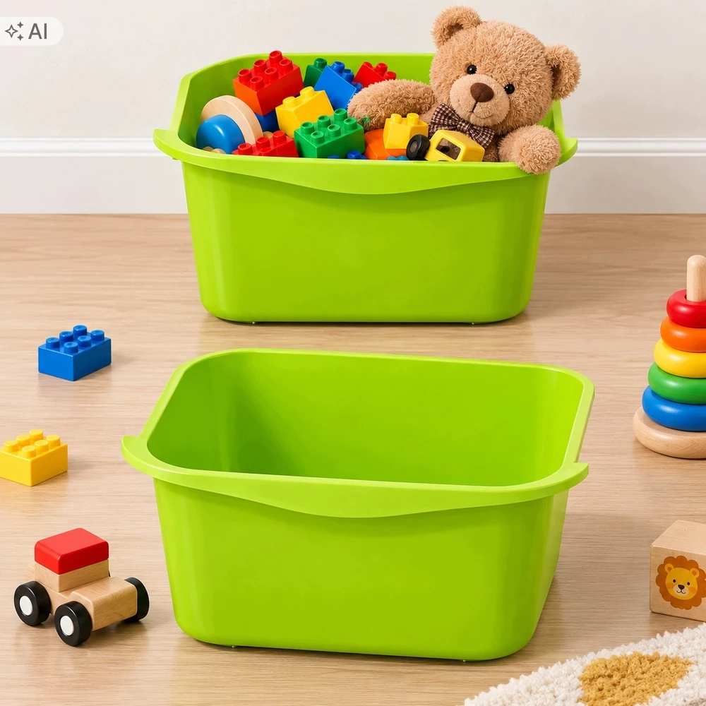 ATL CA49C Plastikowy regał na zabawki mix kolorów