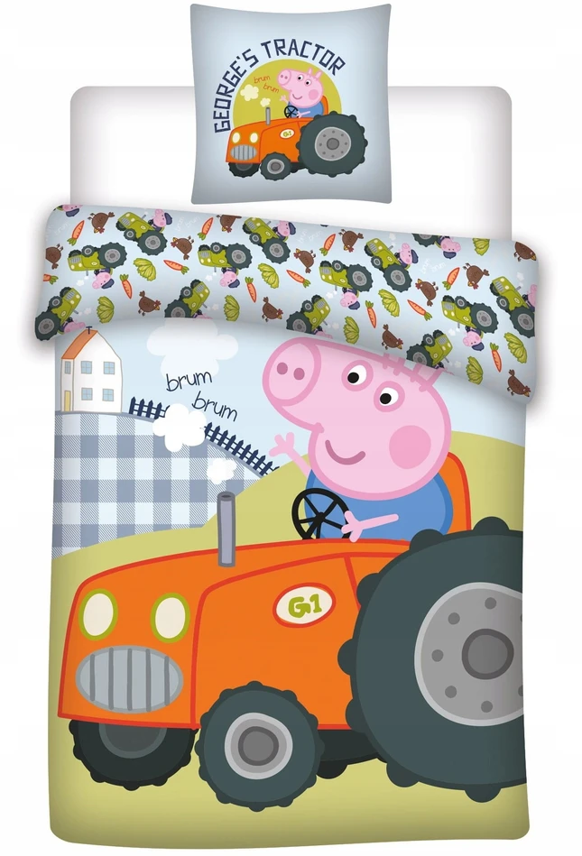 Aptex Patalynė kūdikiui 100x135 + 40x60 Peppa Pig