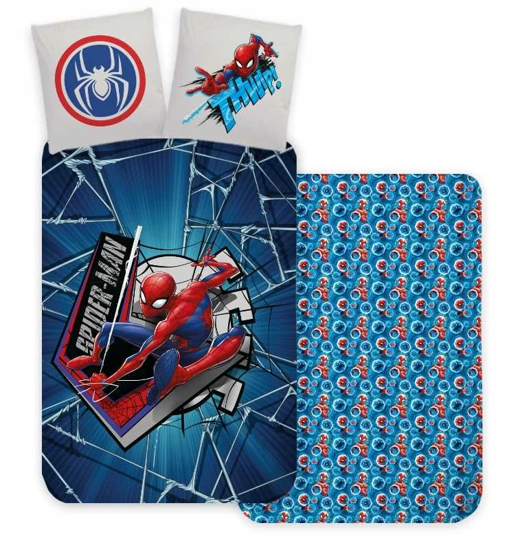 Aptex Spiderman Žmogus-voras patalynė 100x135 Žmogus-voras lovai