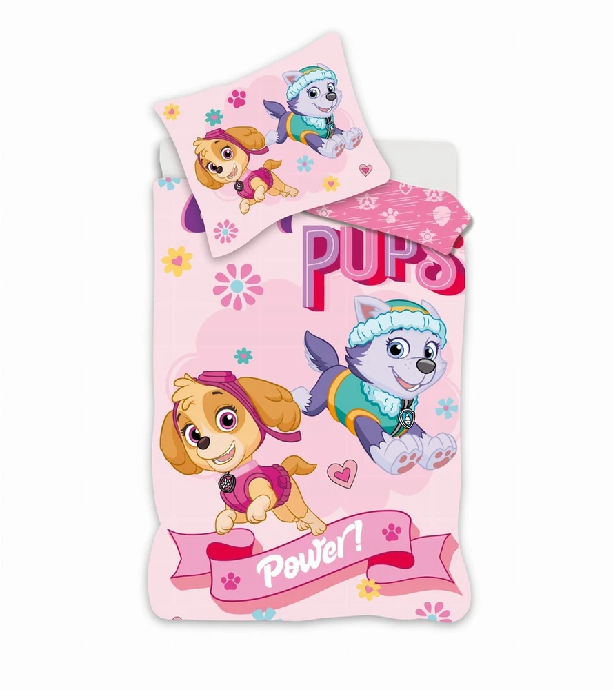 Aptex Vaikiškas patalynės komplektas Paw Patrol Pup Power, 100×135, 3 dalių