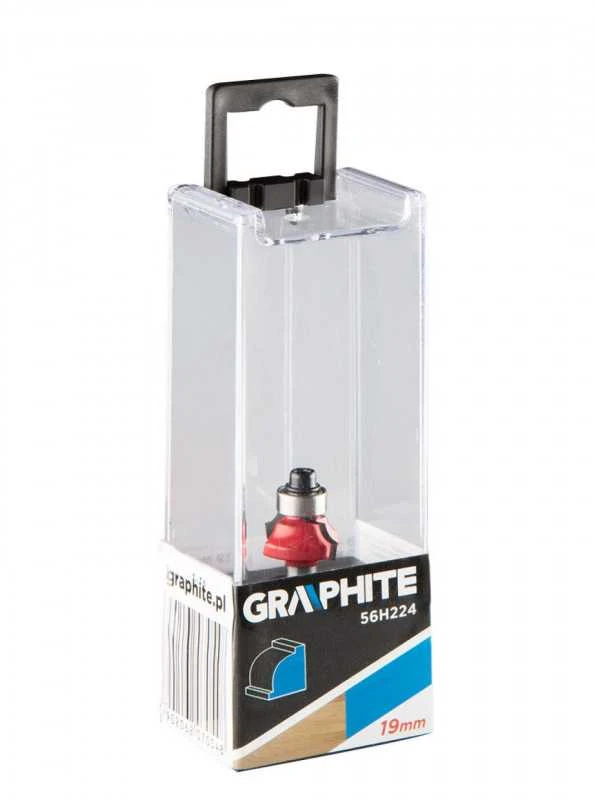 Apvalinimo Freza GRAPHITE 56H224 (19x6,5 mm, kotas 6 mm)