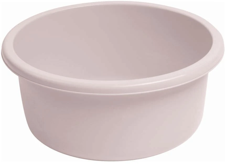 Apvalus dubuo CURVER BASINS, balto granito spalvos, h13 x 36 x 36 cm, 9 L
