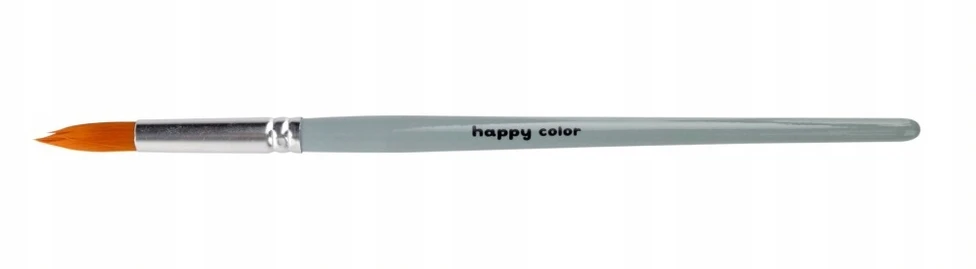 Apvalus sintetinio plauko teptukas Happy Color, Nr. 4