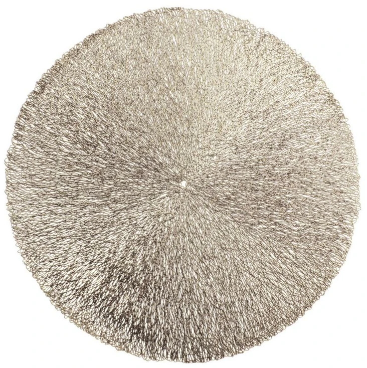 Apvalus stalo serviravimo padėkliukas, raudonos sp., ø38 cm