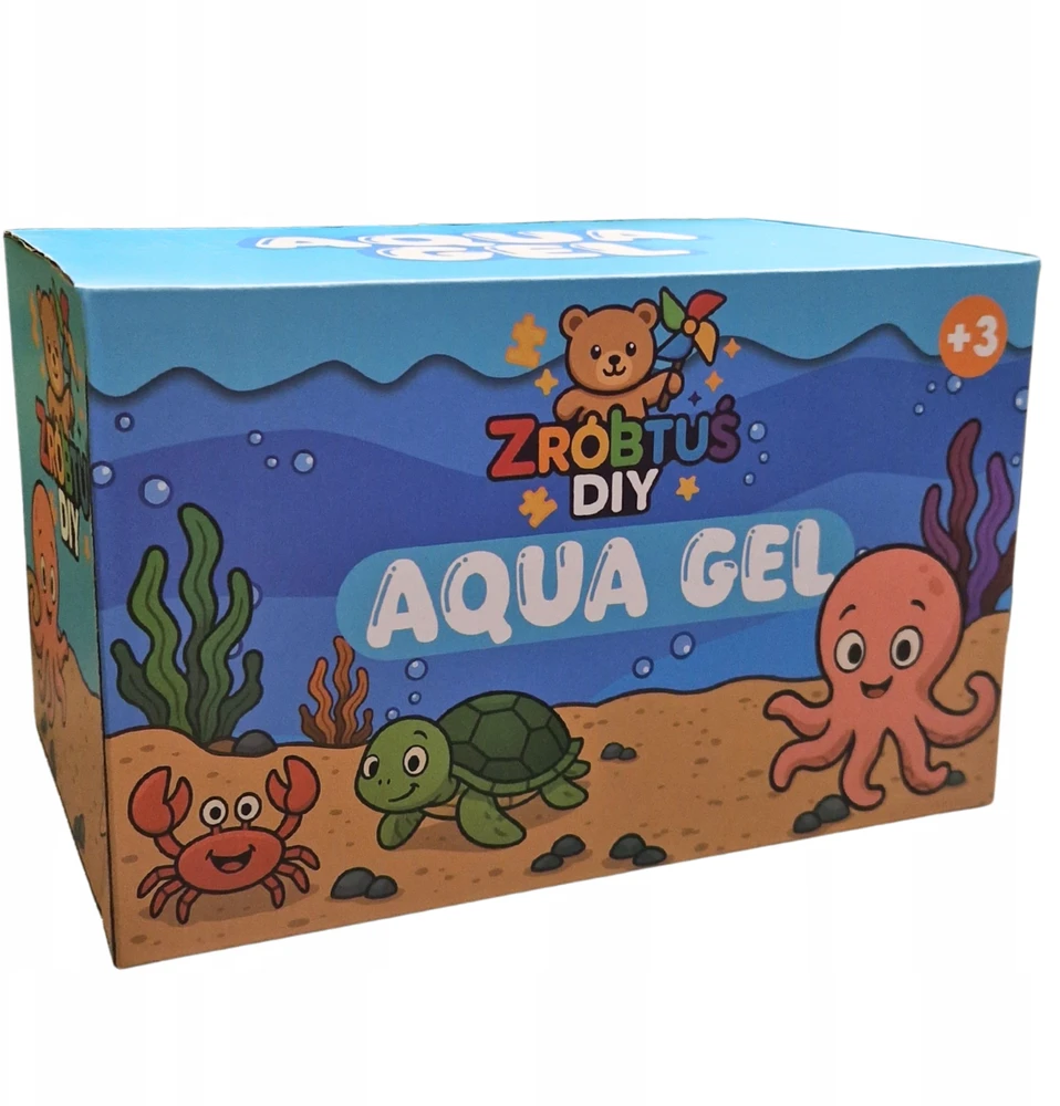 AQUA GELZ CREATIVE SET XXL 35 ELEMENTS 12 GEL + PRIEDAI DOVANA DIY