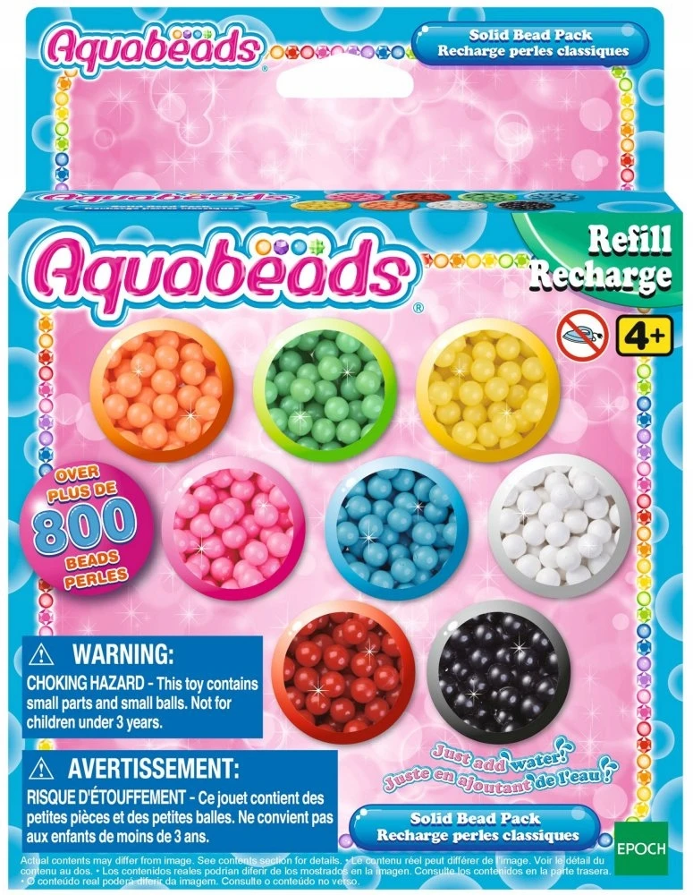 AQUABEADS Beads Creative rinkinys papildymas 800 karoliukų 31517