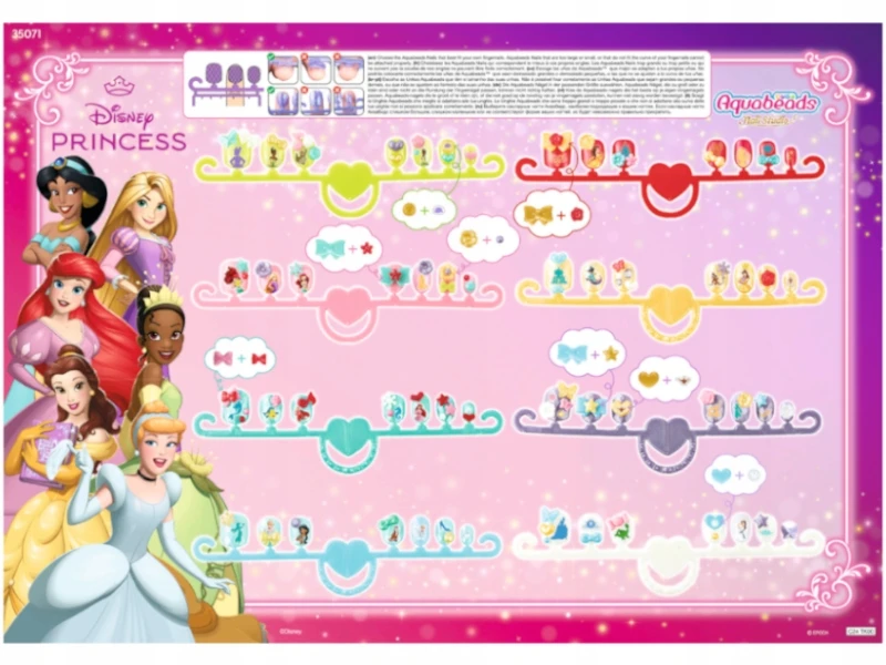 AQUABEADS nagų studija Disney Princess Epoch rinkinys 35071