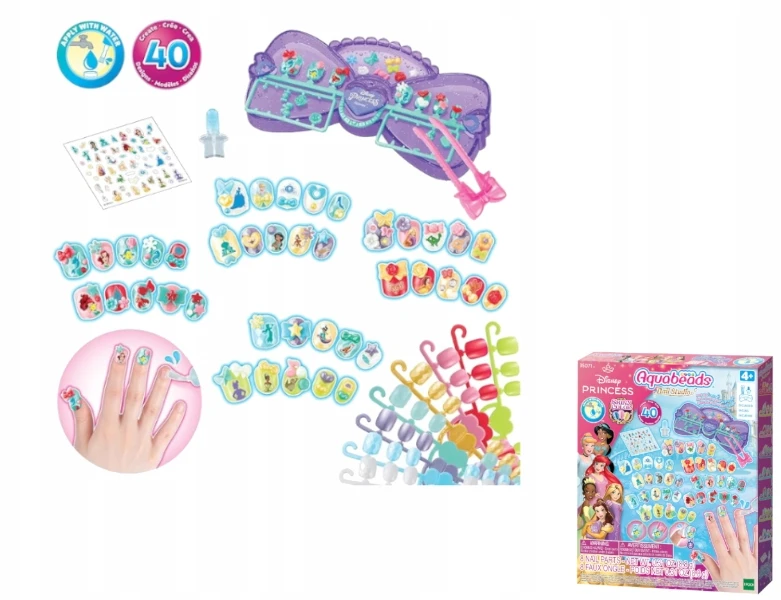 AQUABEADS nagų studija Disney Princess Epoch rinkinys 35071