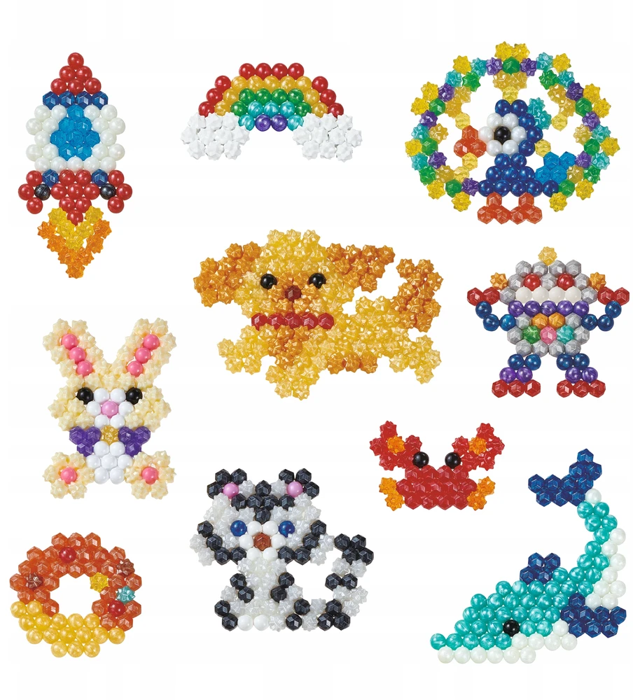 Aquabeads papuošalų gamybos rinkinys 1000 karoliukų kuprinėje