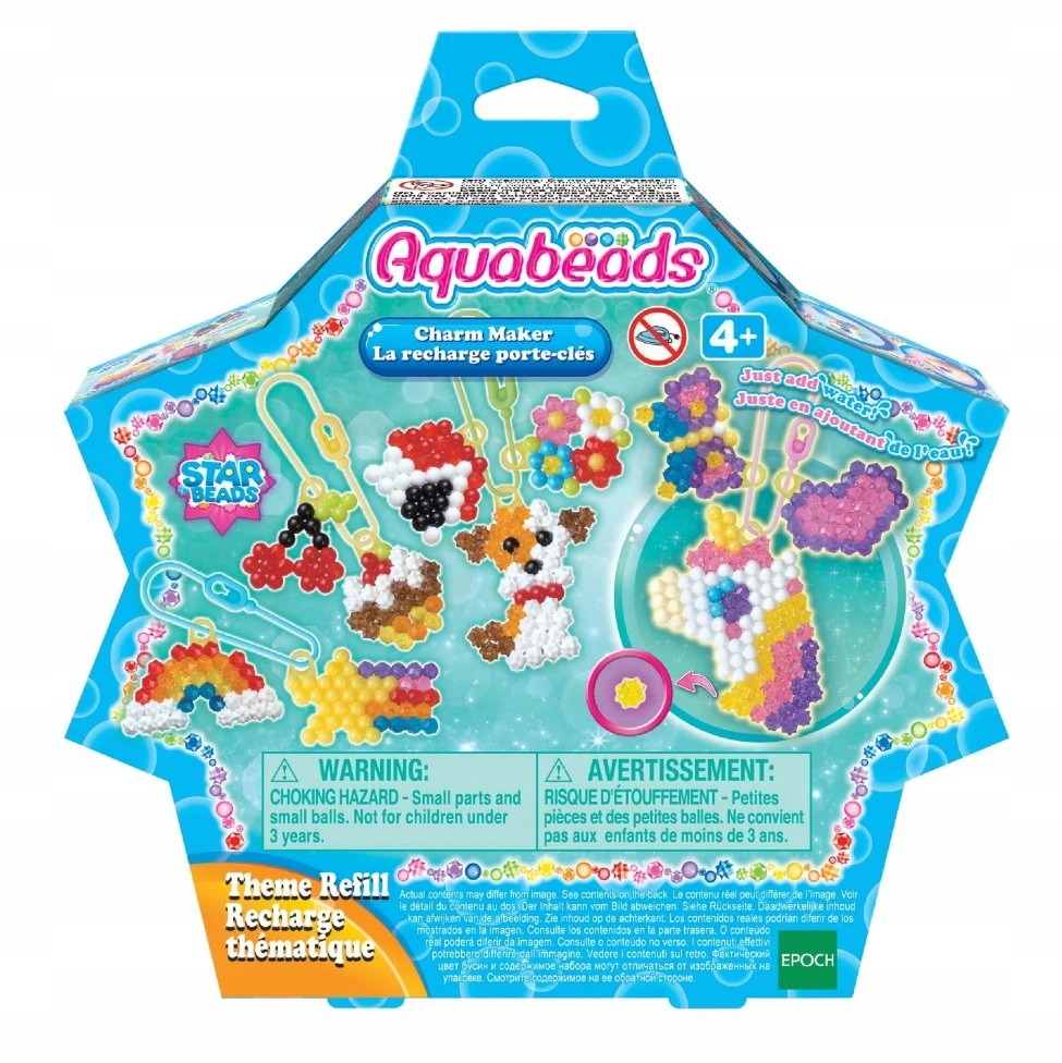 AQUABEADS Star Beads žavingų pakabukų papildymo rinkinys 31770