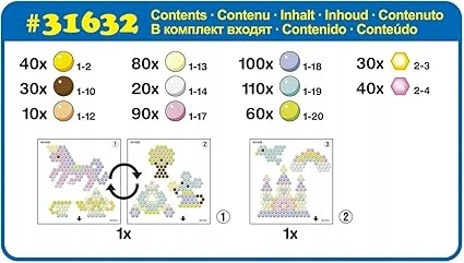 Aquabeads Vandens karoliukai – Pastelinė pasakų pakuotė – EPOCH 76432