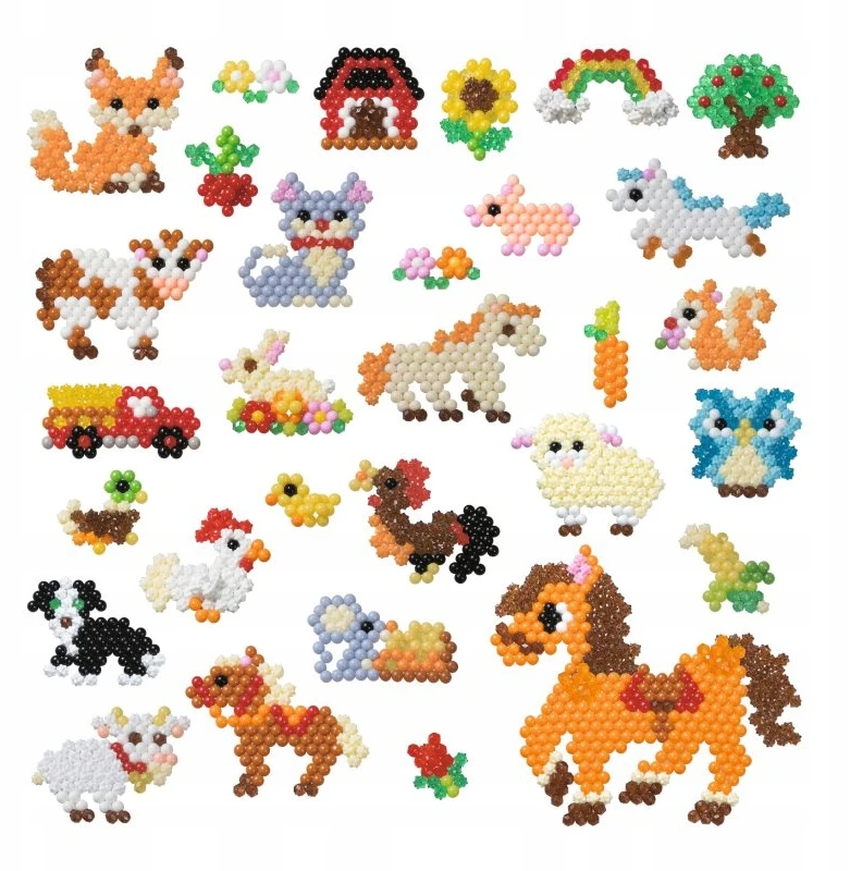 Mattel Aquabeads Vandens karoliukų diena ūkyje 31838