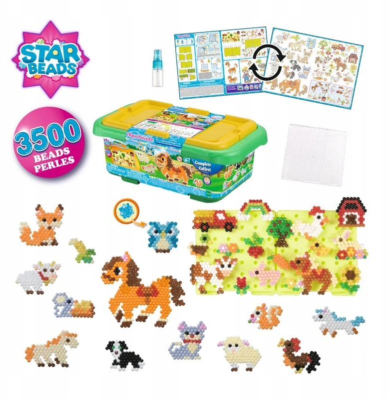 Mattel Aquabeads Vandens karoliukų diena ūkyje 31838