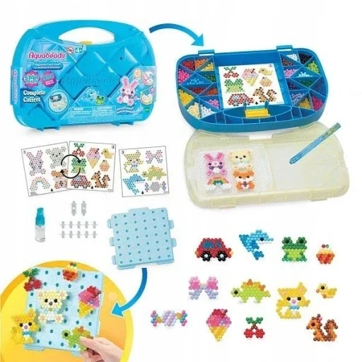 AQUABEADS WATER BEADS PRADŽIAUS RINKINYS SU DĖKLU 31912