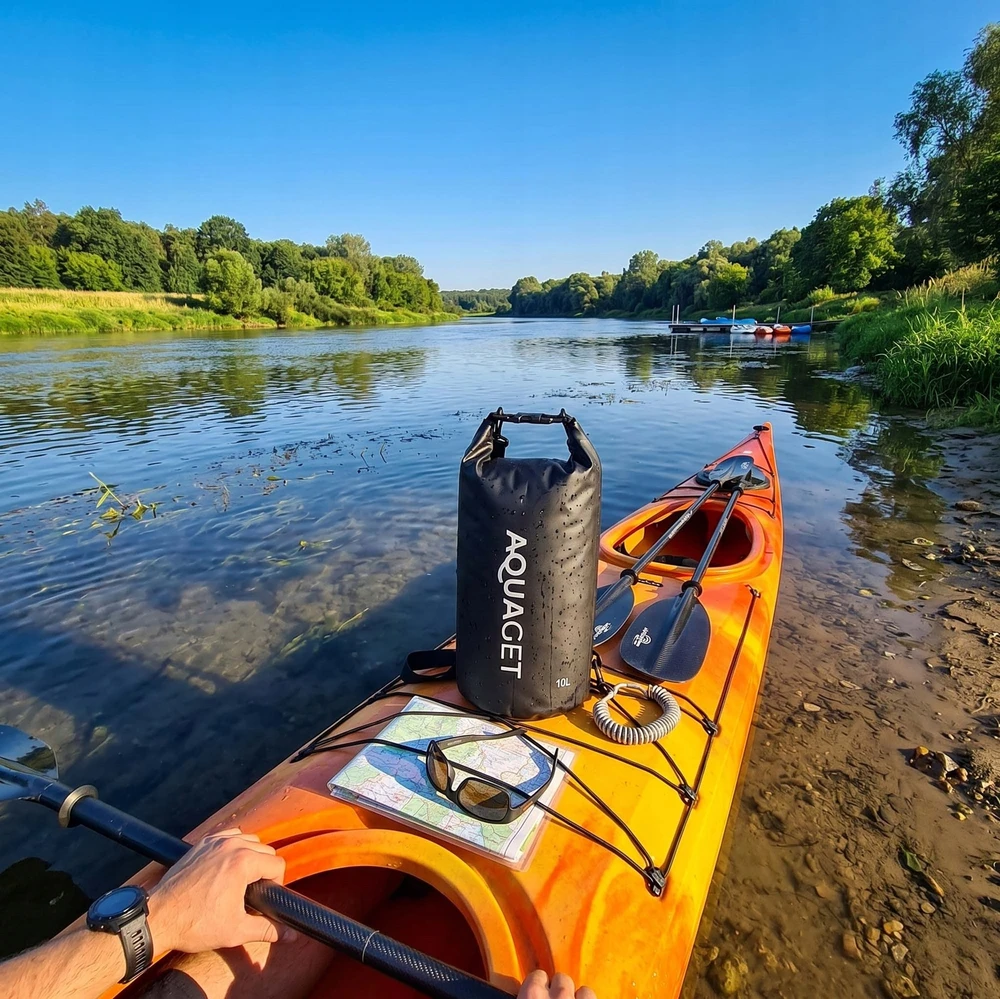 AQUAGET WATERPROOF 10L WATERPROOF BAG, turistinis BURĖJIMAS, KAYAK krepšys