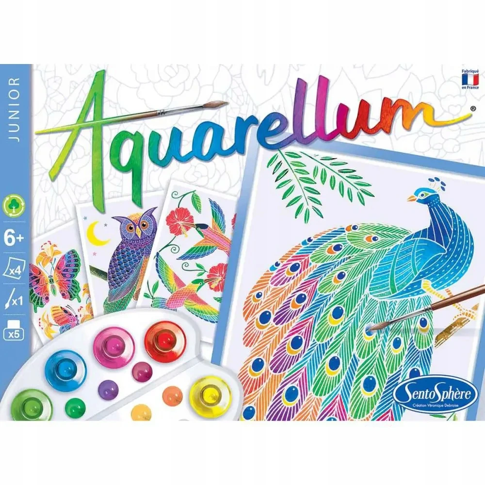 Aquarellum W Park 4 dažymo lentos ir SentoSphere dažai