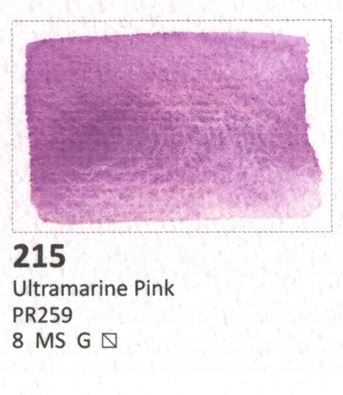 Aquarius 215 Ultramarine Rožinė akvareliniai dažai