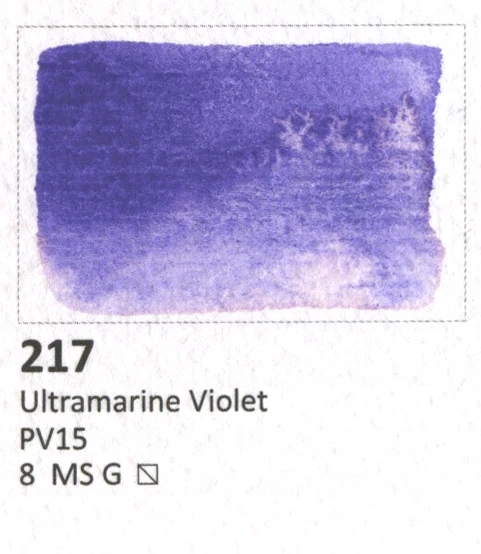 Aquarius Akvarelė 217 Ultramarine Violet