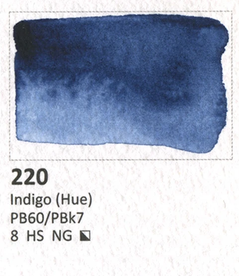 Aquarius Akvarelė 220 Indigo Hue