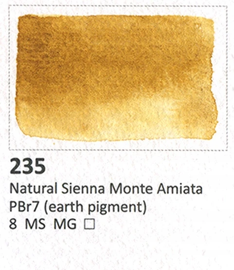 Aquarius akvarelė 235 Sienna Monte Amiata