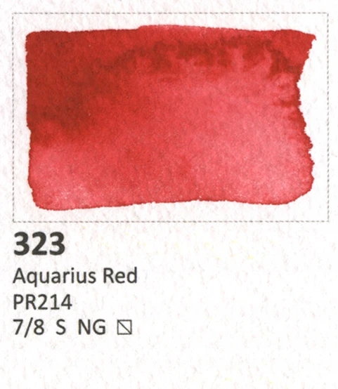 Aquarius Akvarelė 323 Aquarius Raudona