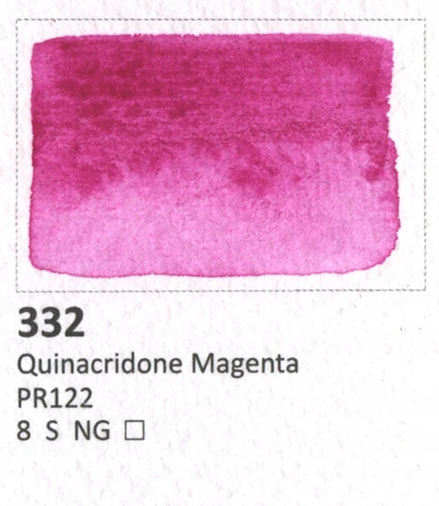 Aquarius akvarelė 332 Magenta