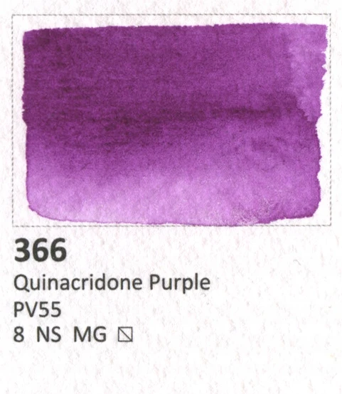 Aquarius akvarelė 366 Quinacridone Violetinė