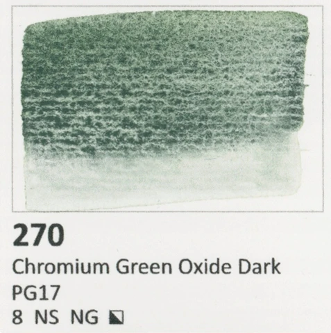 Aquarius akvareliniai dažai 270 Chromium Žalias Oxide Dark