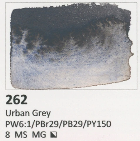 Aquarius Roman Szmal 262 Urban Pilkas akvarelė