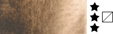 Aquarius Roman Szmal akvareliniai dažai, pusė kubo 130 Cyprus Burnt Umber Deep