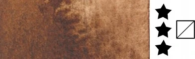 Aquarius Roman Szmal akvareliniai dažai, pusė kubelio, 128 Cyprus Burnt Umber