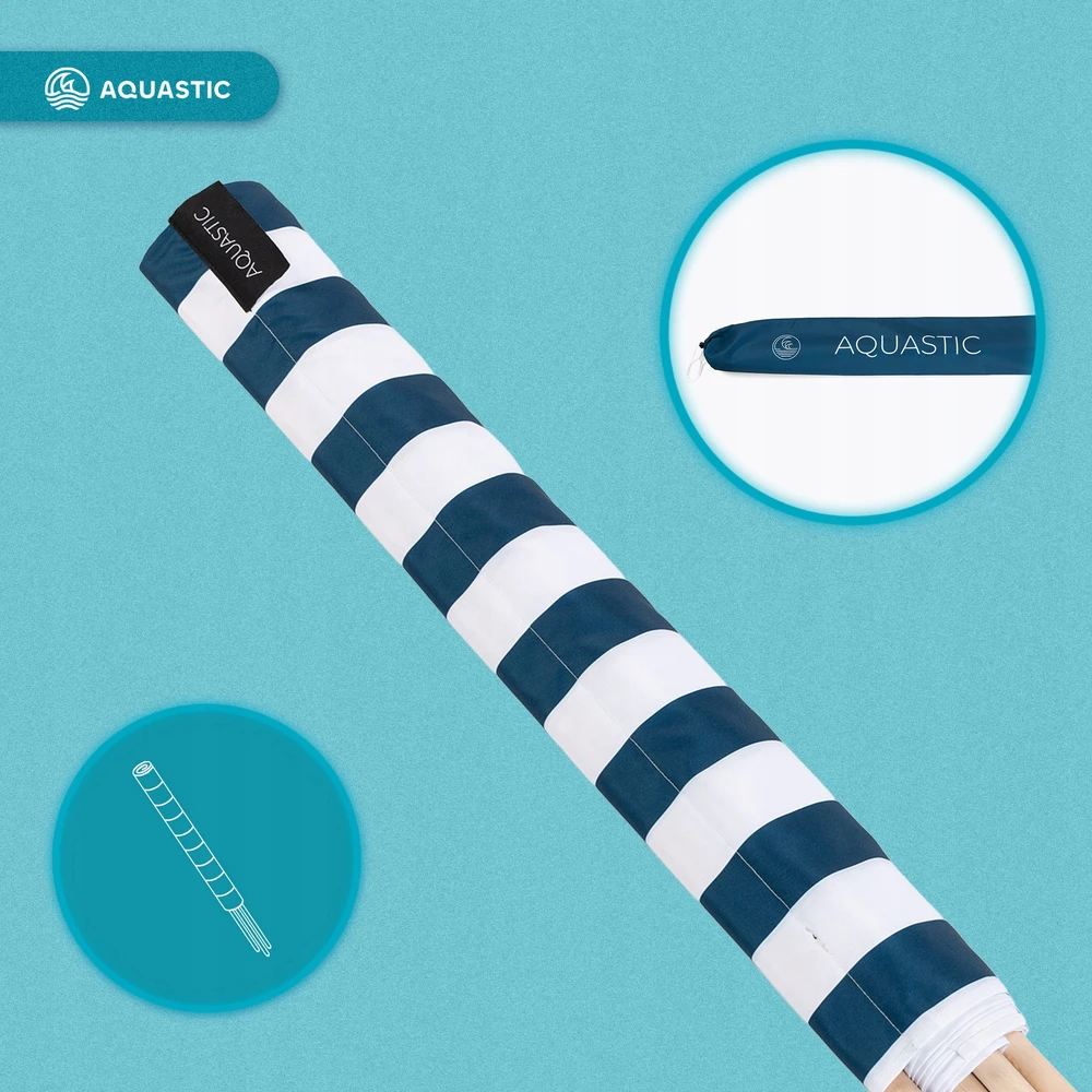 AQUASTIC priekinis stiklas tamsiai mėlynas OS EUCALYPTUS POSTS 400x80