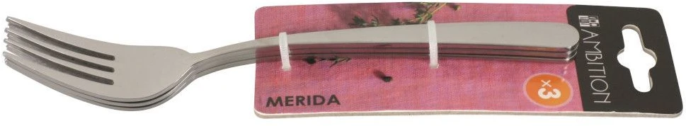 Arbatos šaukšteliai AMBITION MERIDA, nerūdijantis plienas, 3 vnt.