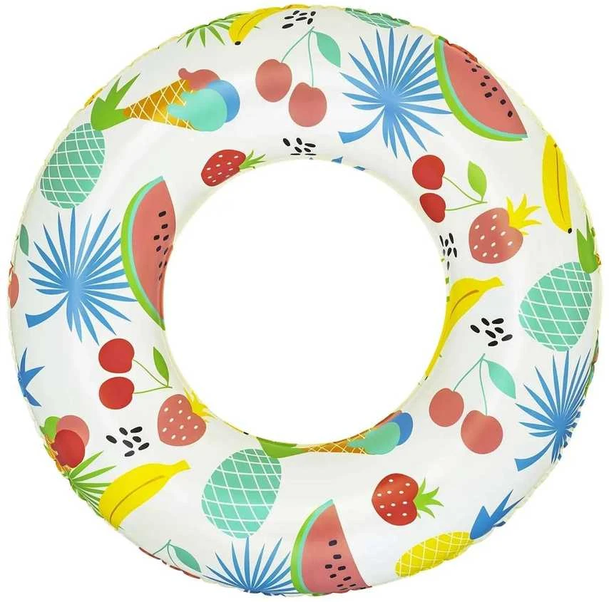 Arbūzų spalvos plaukimo ratas, 61 cm, „Bestway 36014“