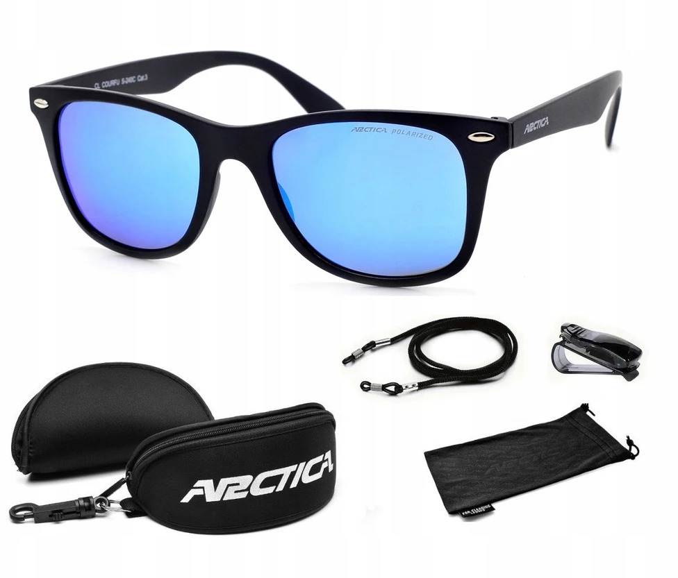 ARCTICA S-240C POLARIZUOTI AKINIAI UV400 MĖLYNAS SLR SLR SLR NERDY