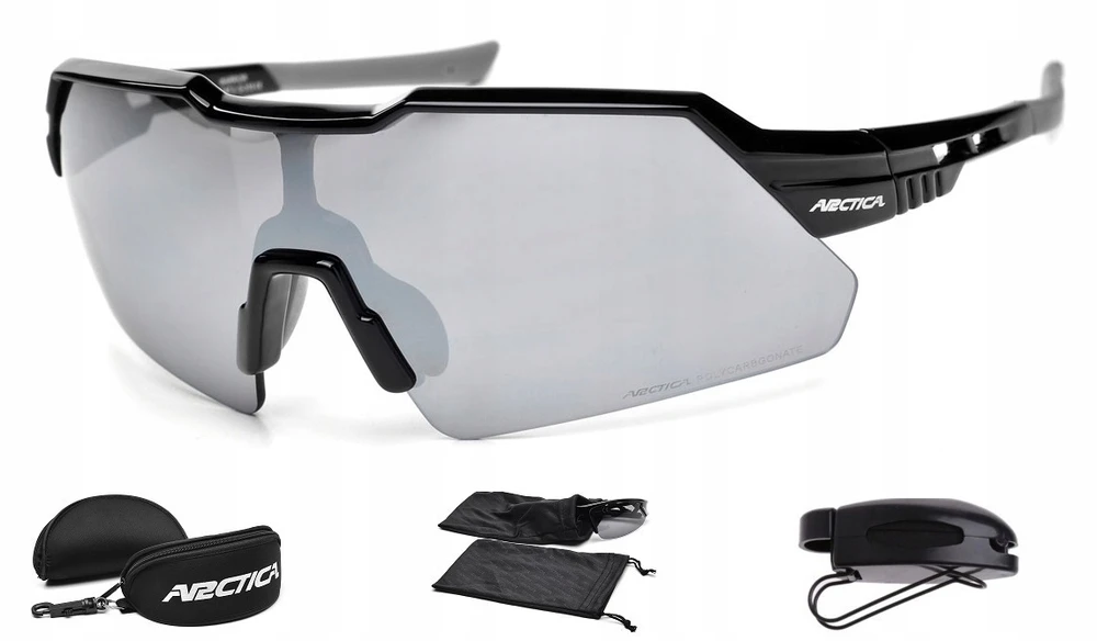 Arctica S-315 Dviračių akiniai nuo saulės, didelis stiklas, Uv-400
