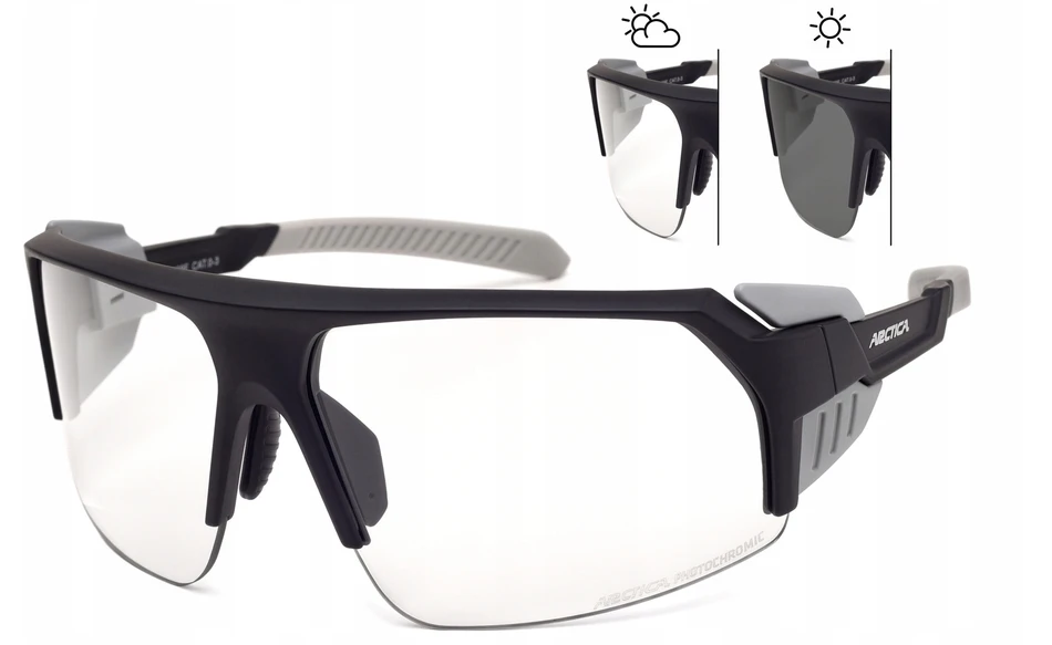 ARCTICA S-369F FOTOCHROMINIAI AKINIAI KAT. 0-3 SPORTINIS DVIRAČIS UV400 + DĖKLAS
