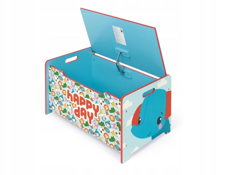 Arditex Dziecięce meble drewniane 2w1 FISHER PRICE Ławka / Pojemnik na zabawki, FP10299