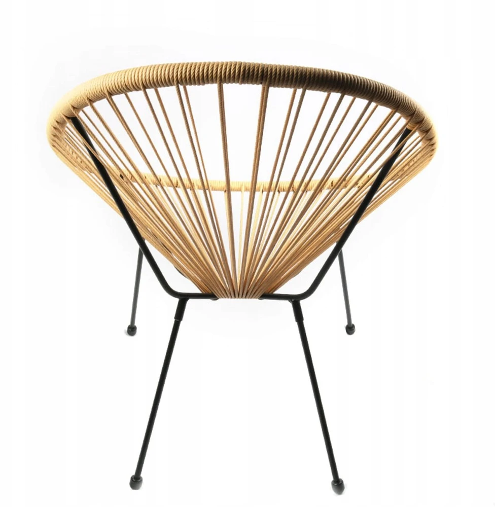 Argos Natūralaus ažūrinio technorotango sodo kėdė, apvali terasa, 87 cm