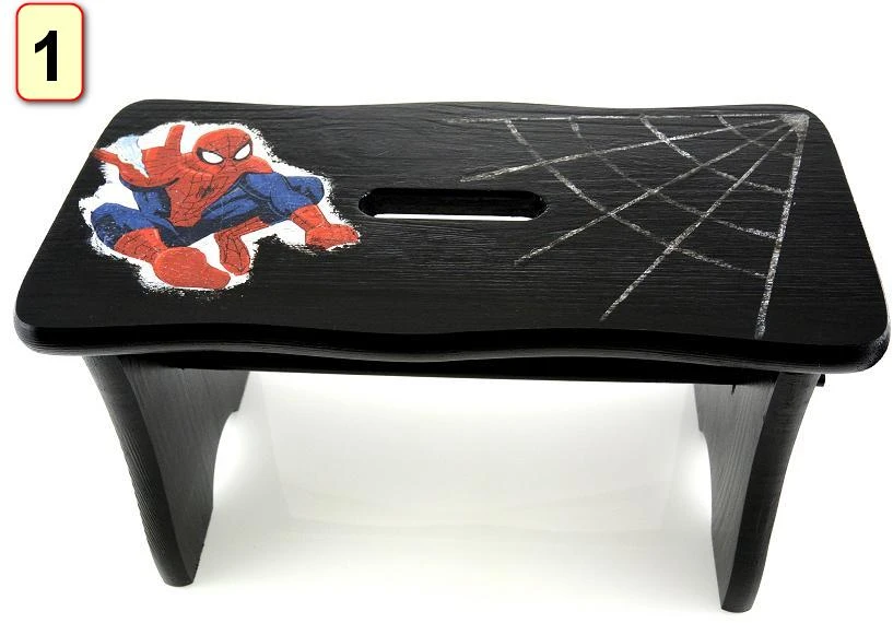 Arms Kutek VIDUTINIS DEKUPAŽAS KĖDĖS RYCZKA STOOL Dekoruota pasakų kėdė 24 cm