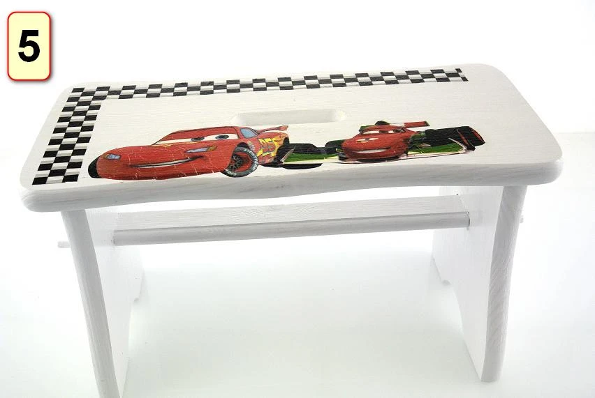 Arms Kutek VIDUTINIS DEKUPAŽAS KĖDĖS RYCZKA STOOL Dekoruota pasakų kėdė 24 cm
