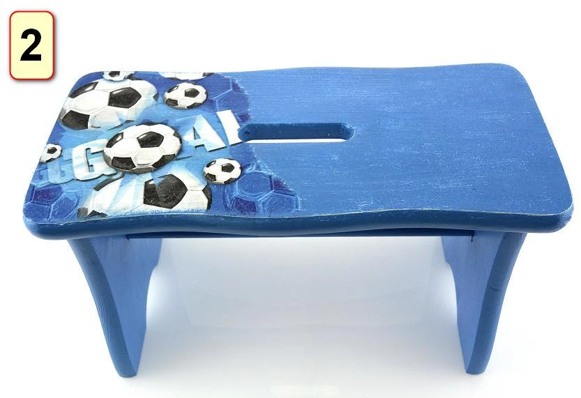 Arms Kutek VIDUTINIS DEKUPAŽAS KĖDĖS RYCZKA STOOL Dekoruota pasakų kėdė 24 cm
