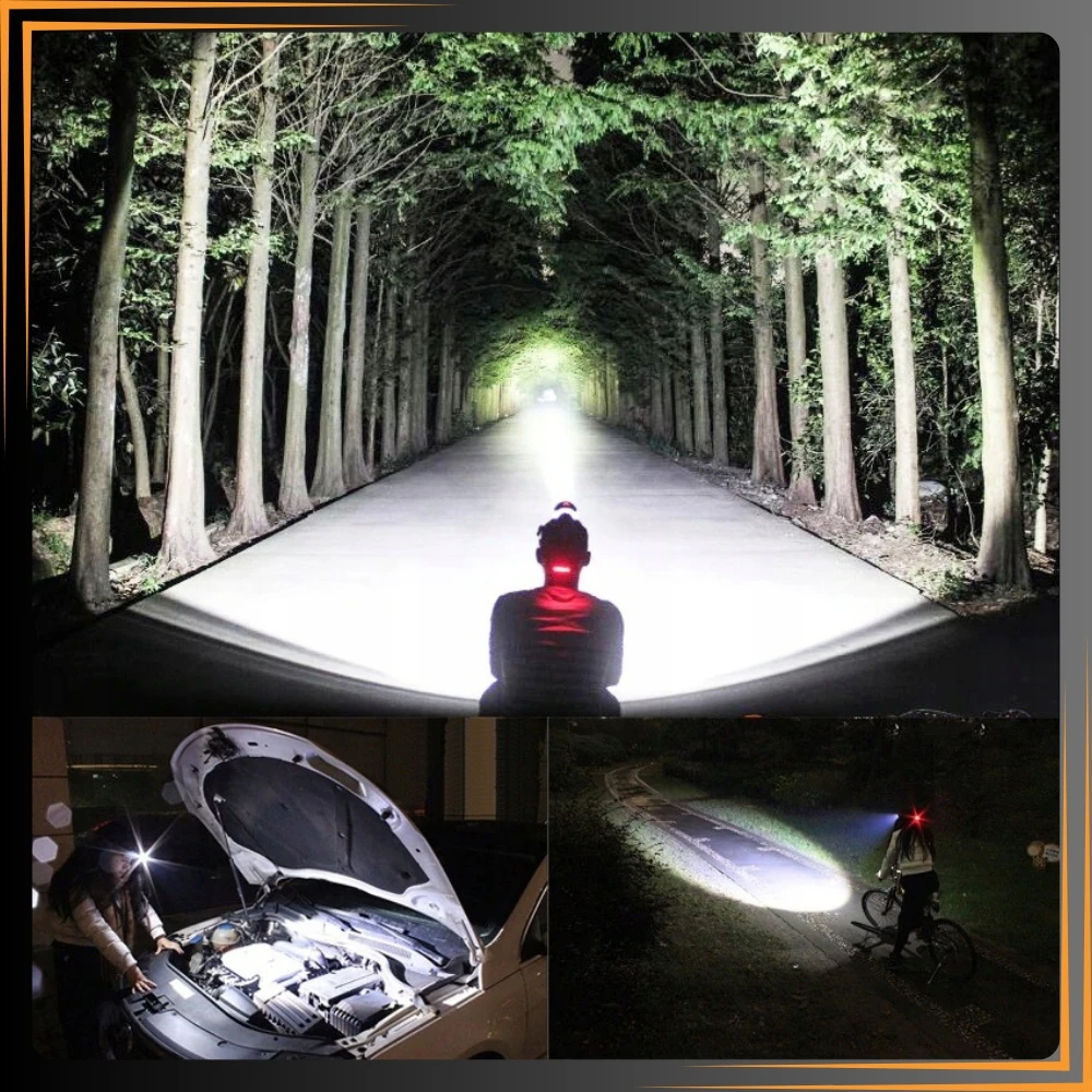 ARSA GO ĮKRAUJAMAS LED PRIEKINIS ŽIBINTAS LABAI GALINGAS 5x LED PRIEKINIS ŽIBINTAS