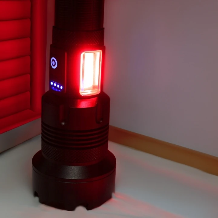 Arsa Go LABAI GALINGAS taktinis žibintuvėlis Įkraunamas COB LED IEŠKOTI DOVANOS