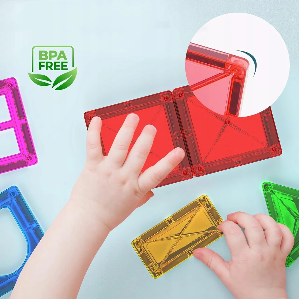 ARSA GO MAGNETINIAI KONSTRUKCINIAI BLOKAI DIDELIS 3D UGDYMO RINKINYS XXL 110 EL.