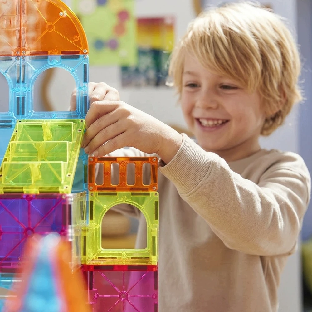 ARSA GO MAGNETINIAI KONSTRUKCINIAI BLOKAI DIDELIS 3D UGDYMO RINKINYS XXL 110 EL.