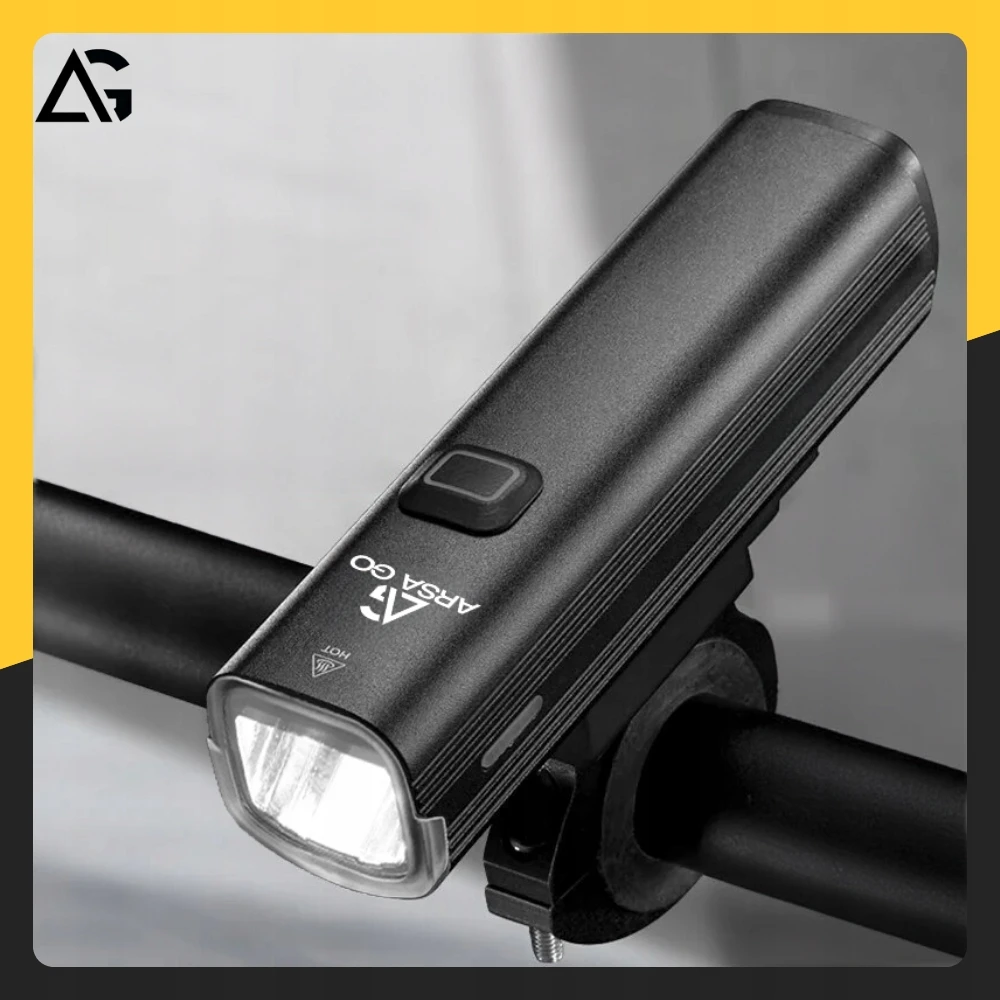 Arsa Go PRIEKINIS GALINIS DVIRAČIO LEMPAS LED PRIEKINIS GALINIS ĮKRAUJAMAS ŠVIETAS 2x USB